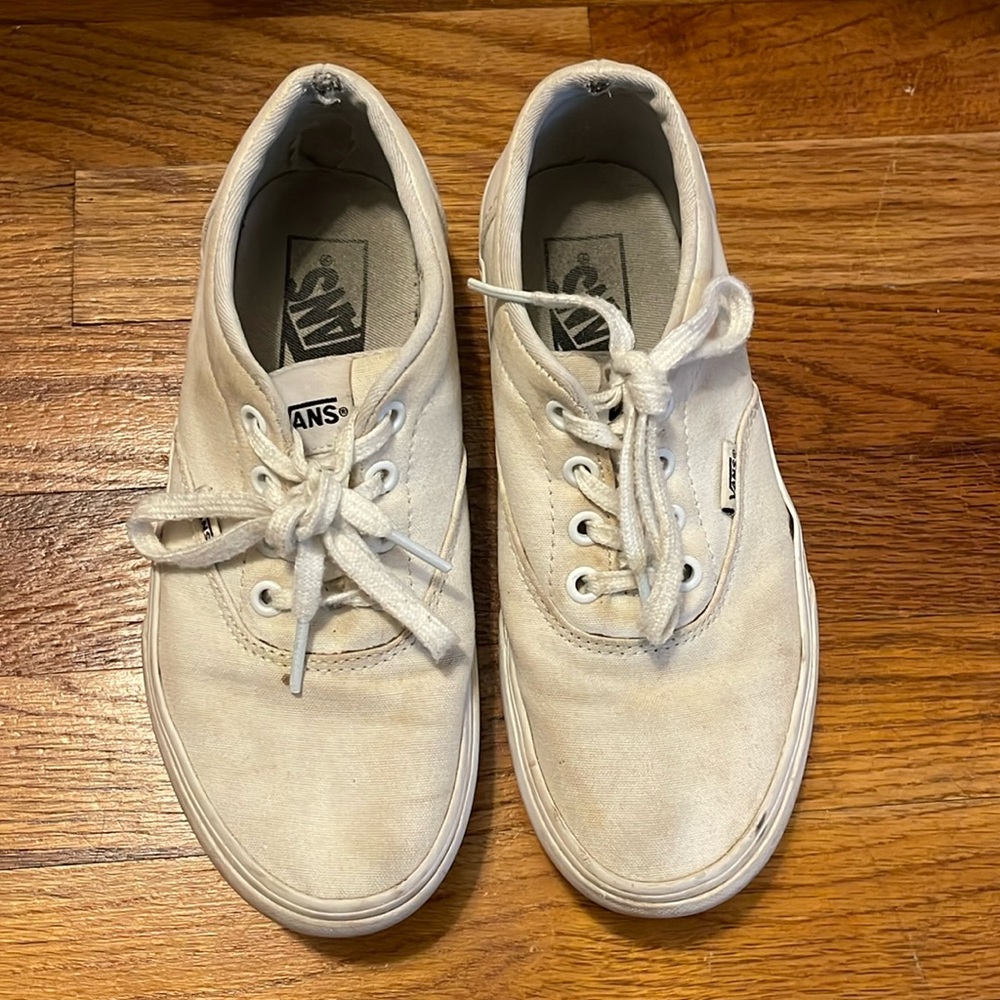 Platform White Vans